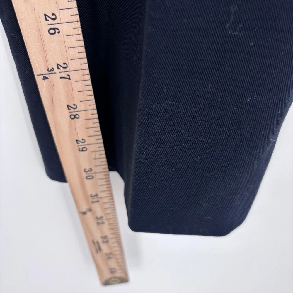 Tom Ford Dress Pants Men 32x30 (Tag 50) Navy Blue Cotton Cashmere Designer Italy